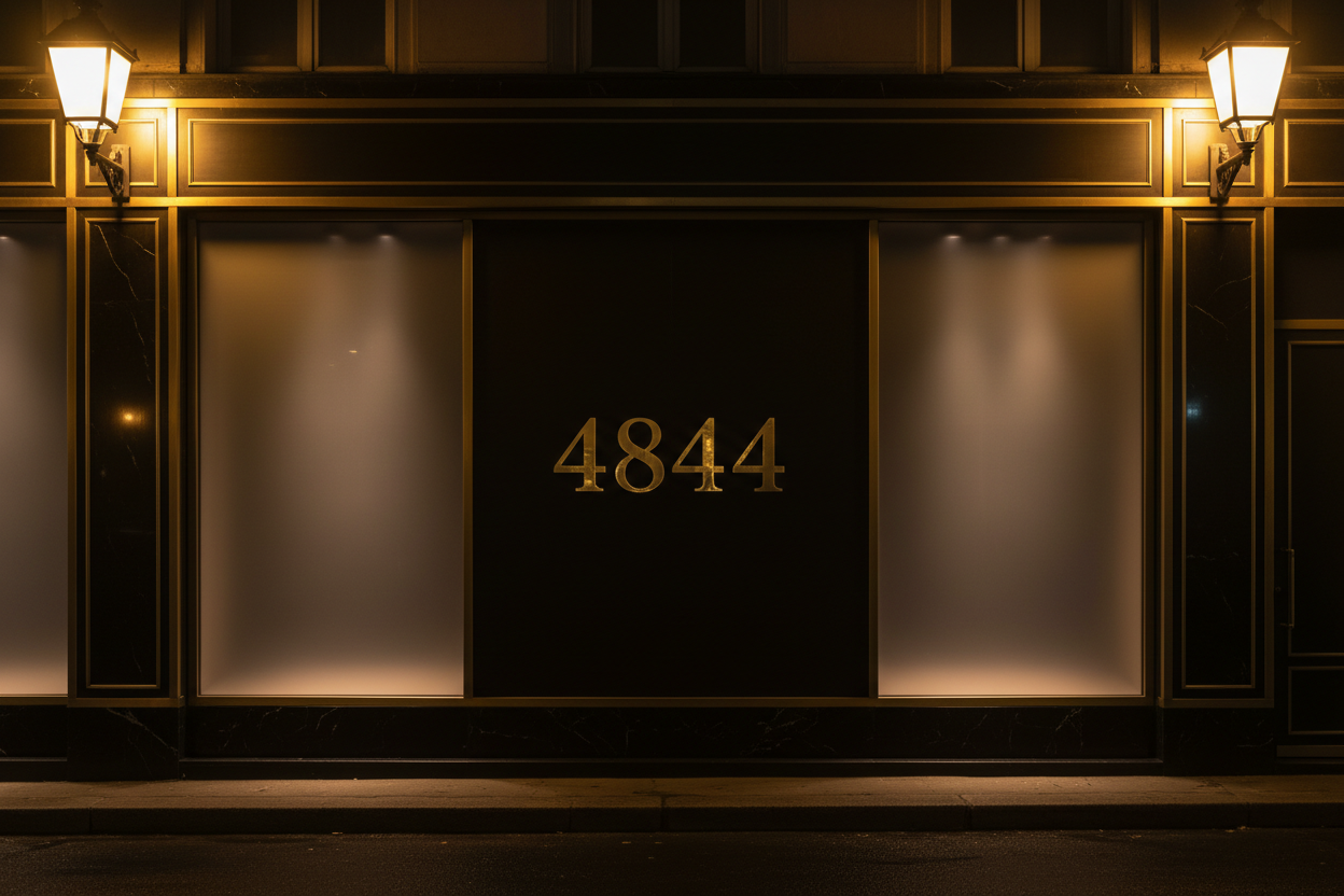 4844 Altın Işıklı Butik